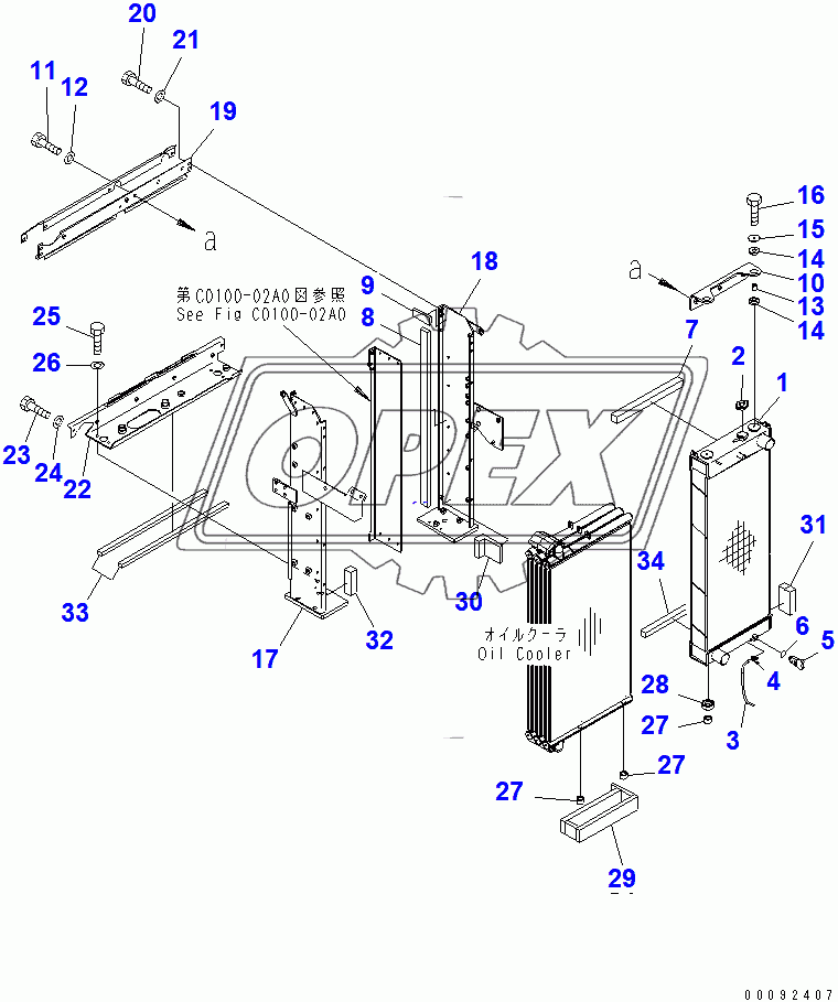  COOLING (RADIATOR AND FRAME)(52114-)