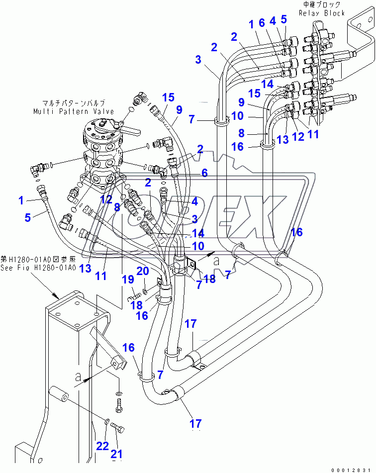  MULTI CONTROL PATTERN (4 WAY) (HOSE)