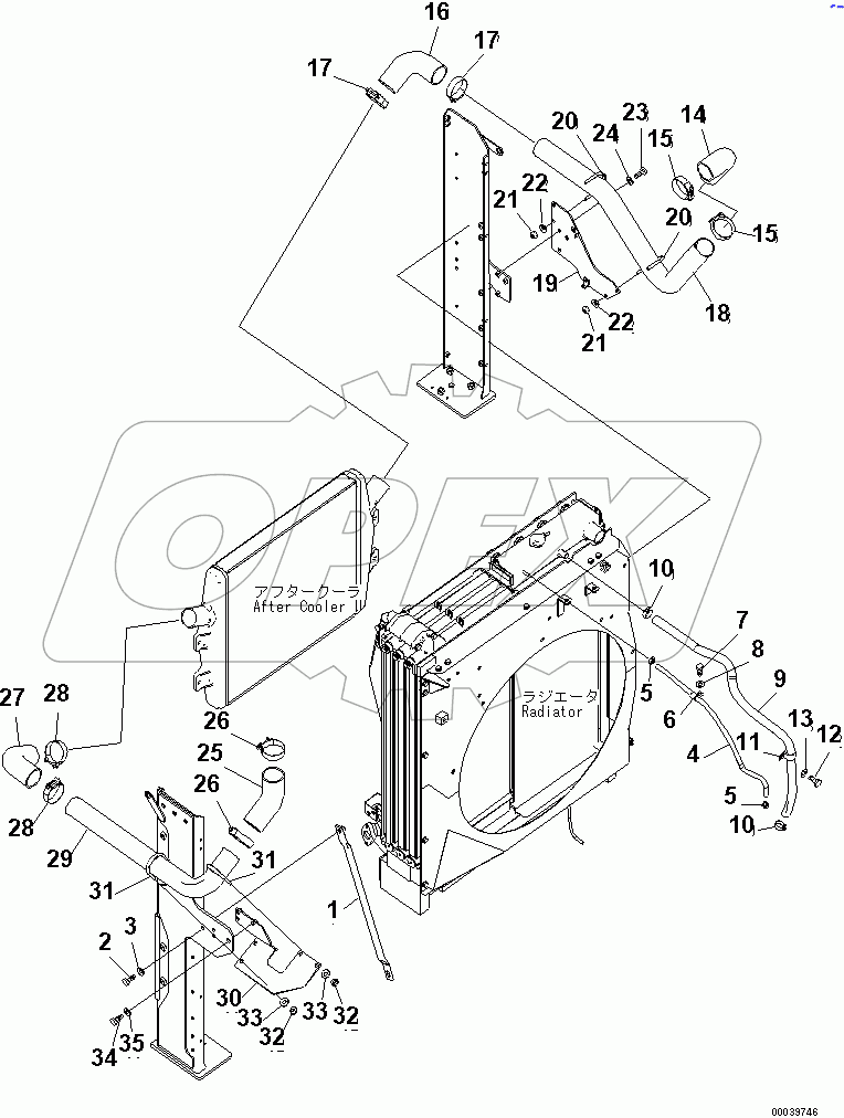  COOLING (AFTER COOLER PIPING)(#60001-65364)