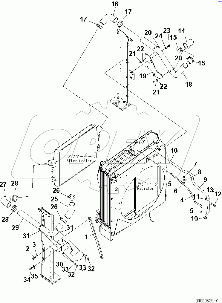  COOLING (AFTER COOLER PIPING)(#65365-)