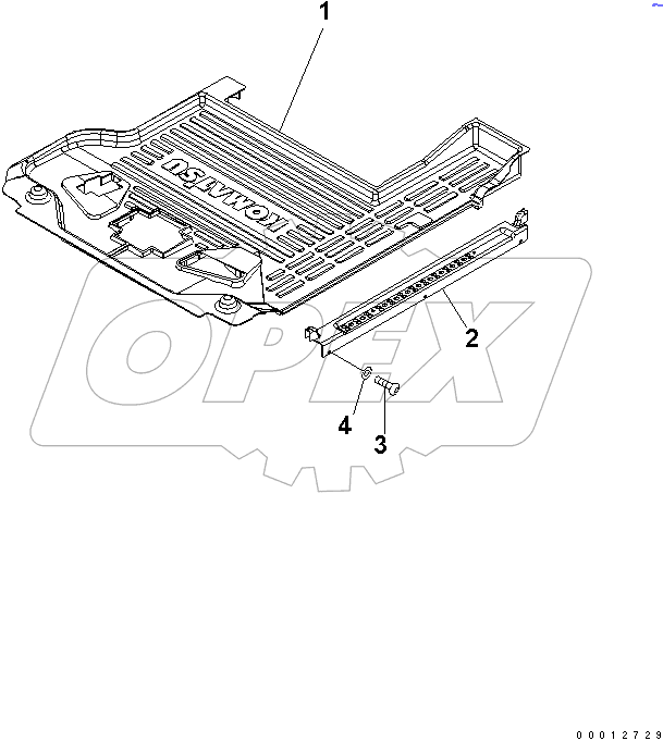  FLOOR MAT (1 ACTUATOR)