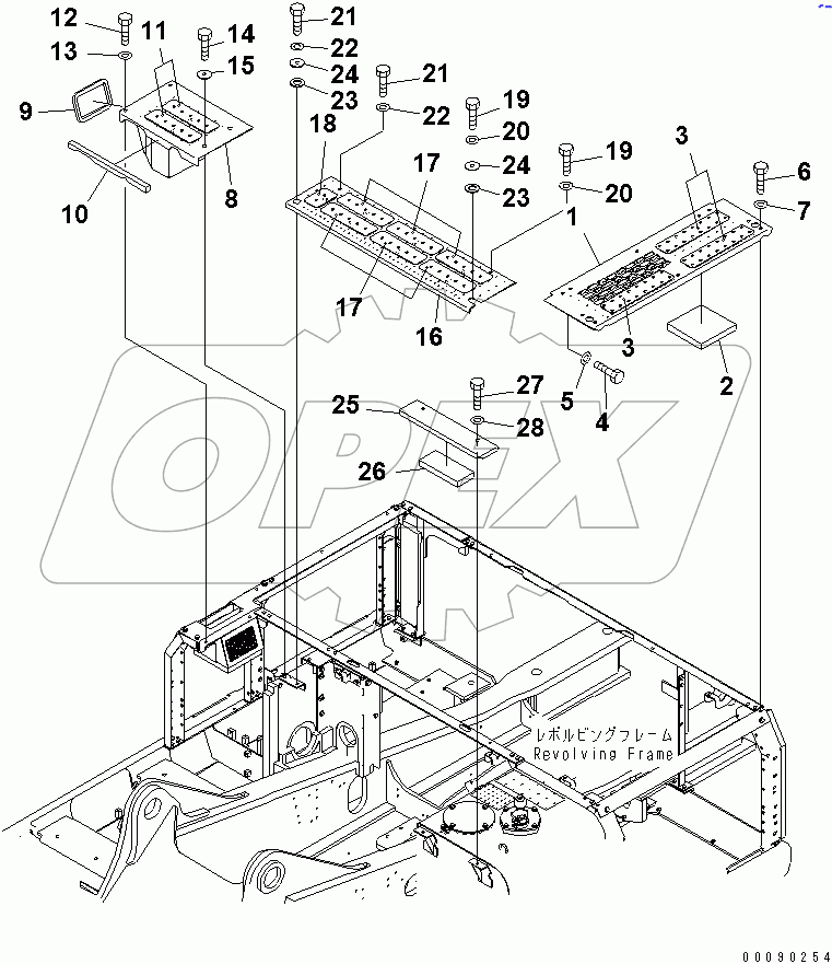  COVER (MACHINE CAB)(#65365-)