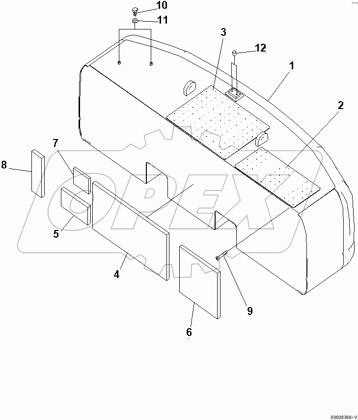  COUNTERWEIGHT (9220KG)(#60001-60065)