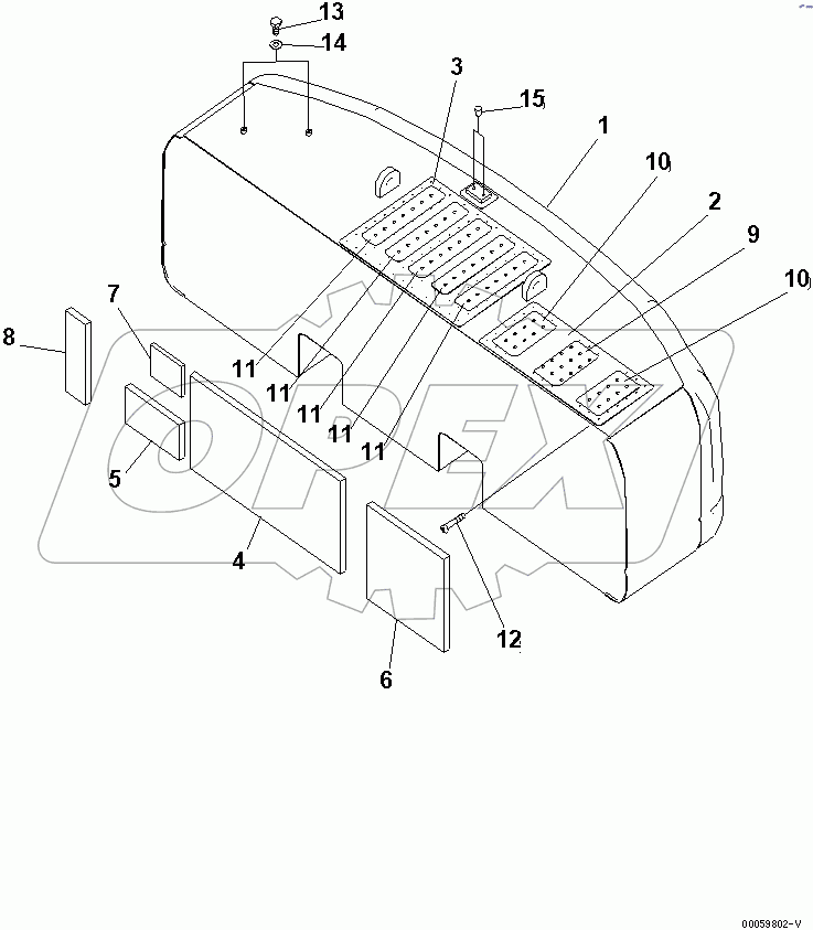  COUNTERWEIGHT (9220KG)(#60066-)