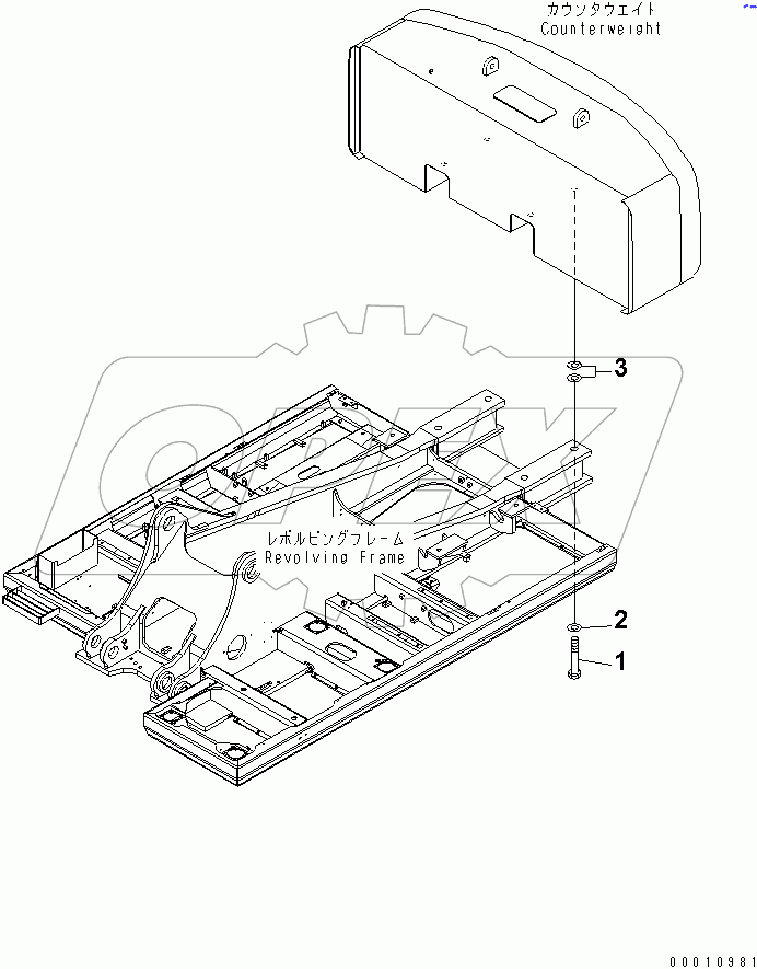  COUNTERWEIGHT MOUNTING