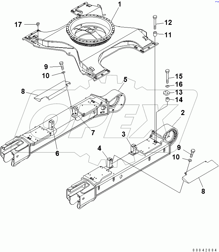  TRACK FRAME (VARIABLE GAUGE) (FRAME)