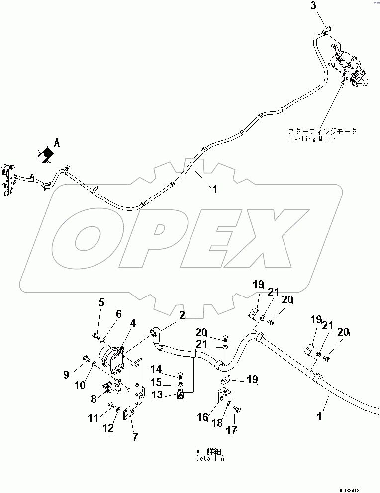  WIRING (STARTING HARNESS) (HARNESS AND CLIP)