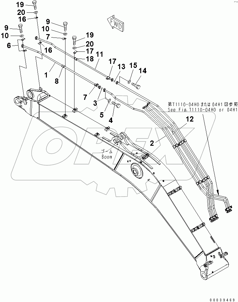  BOOM (BUCKET CYLINDER LINE)