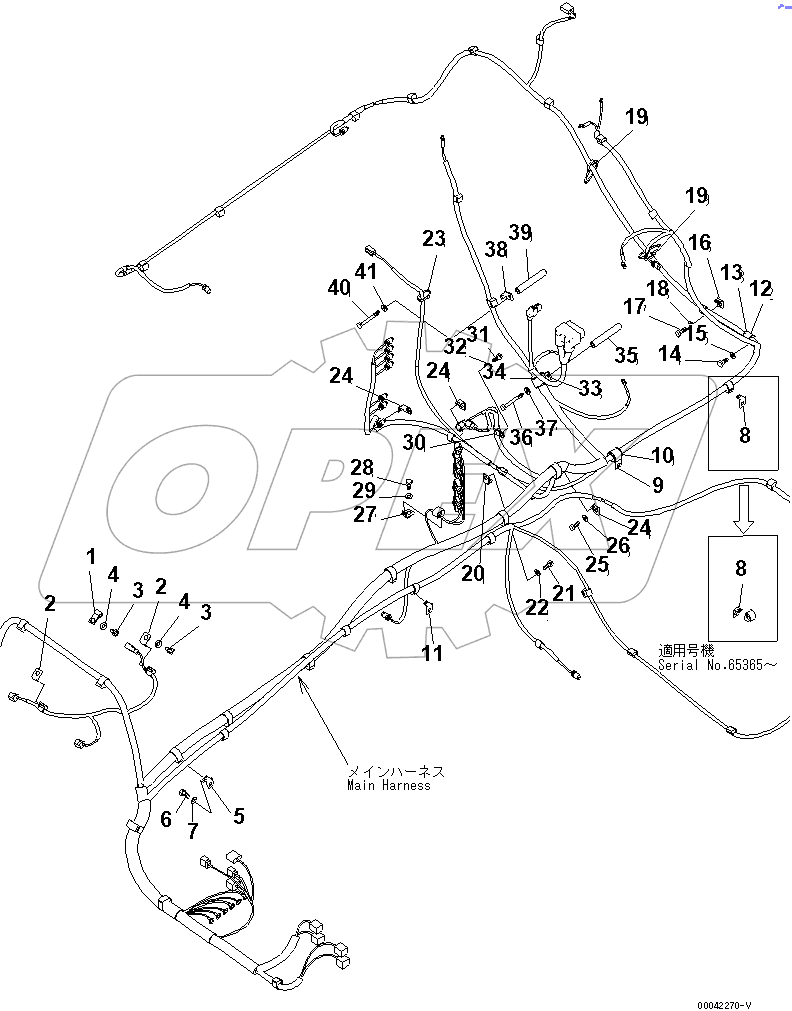  WIRING (MAIN HARNESS) (CLIP) (2/3)
