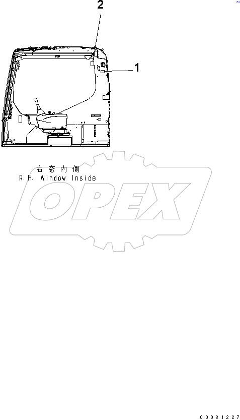  PLATE (FOR WINDOW) (ENGLISH)