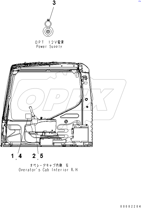  PLATE (12V POWER SOURCE)(#65358-)