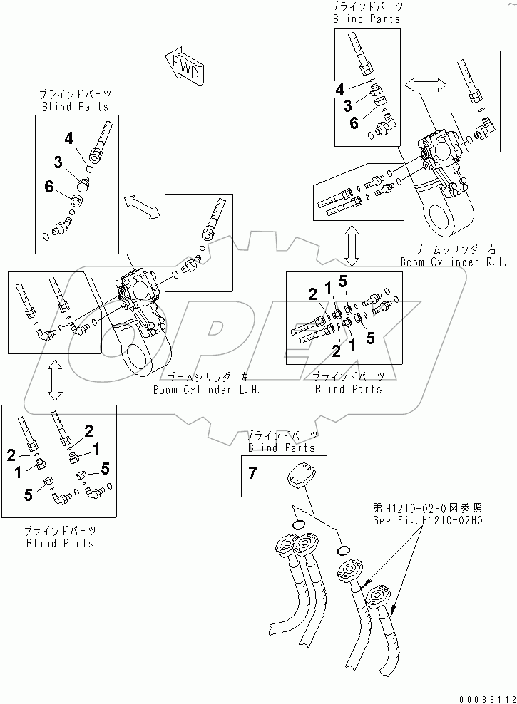  BLIND PARTS (FOR BURST VALVE)