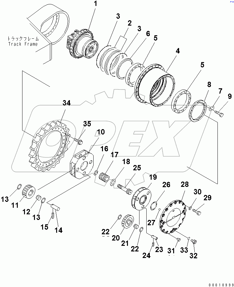  FINAL DRIVE ASS'Y (SUPPLY PARTS)