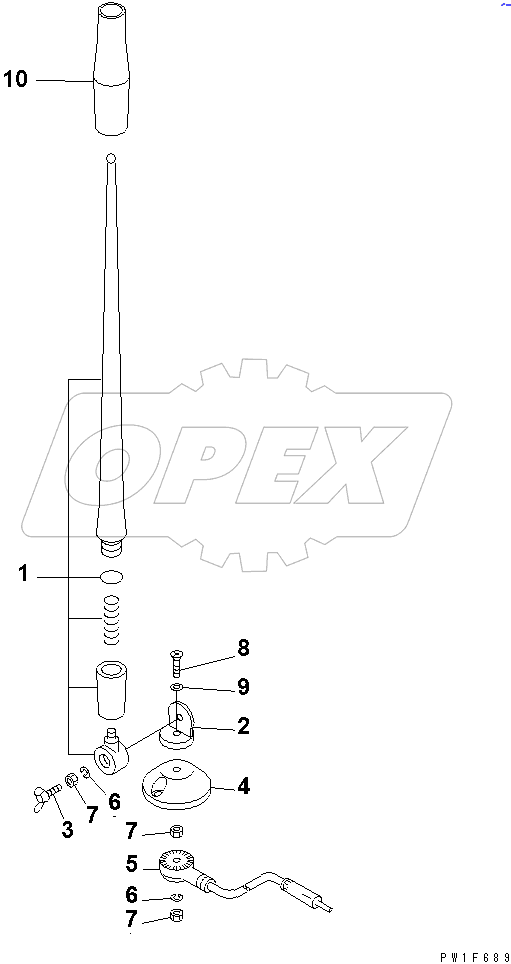  RUBBER ANTENNA(#60001-65364)