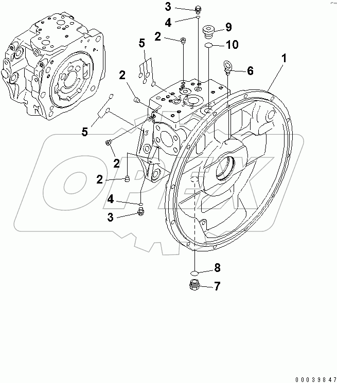  MAIN PUMP (1/12)(#65365-)