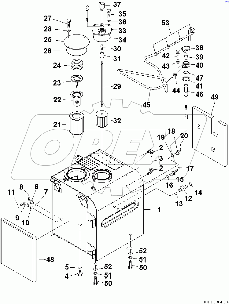  HYDRAULIC TANK(#60001-60065)