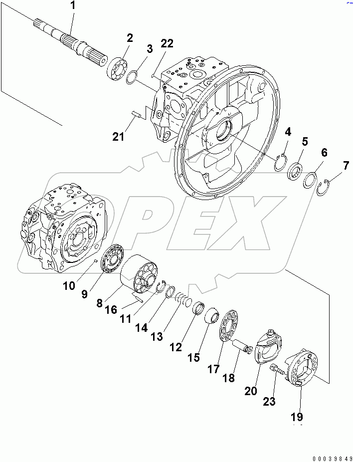  MAIN PUMP (3/12)(#65365-)