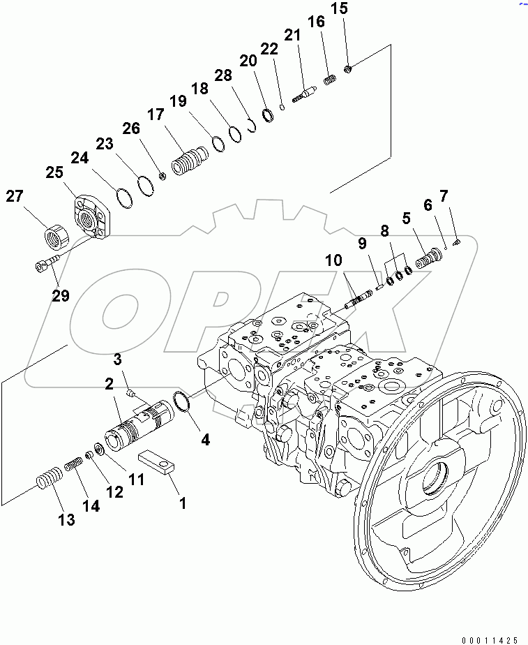  MAIN PUMP (8/11)(#60001-65364)