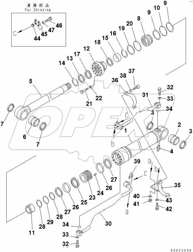  B00M CYLINDER (FOR LOADER)