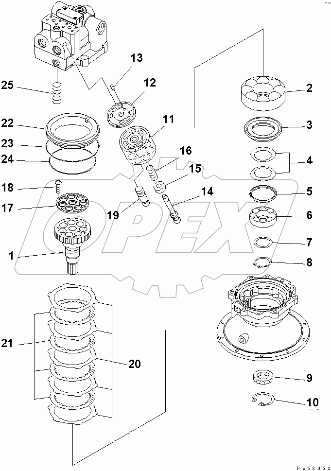 SWING MOTOR (2/3)