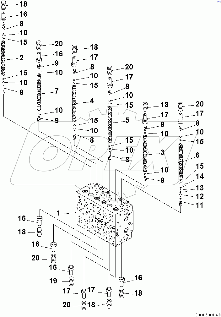  MAIN VALVE (1/20)(#60073-)
