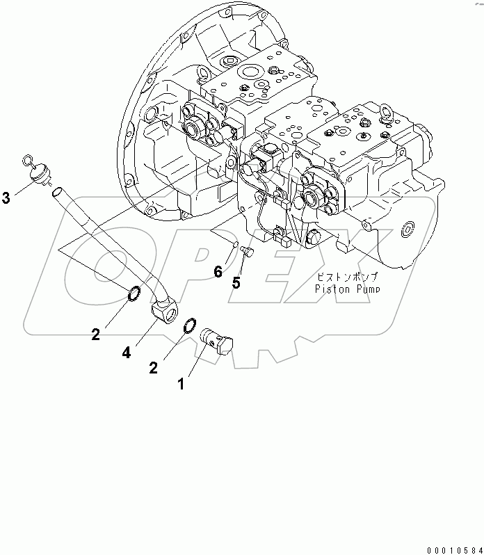  MAIN PUMP (CONNECTING PARTS)
