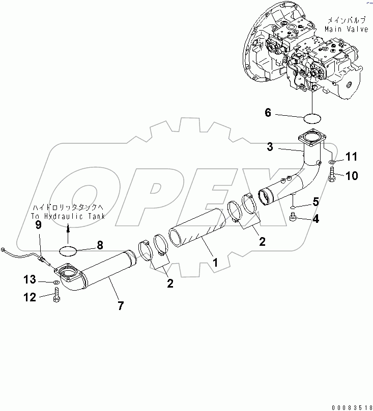  SUCTION LINE(#65365-)