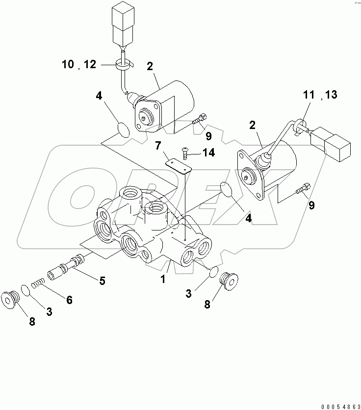  SOLENOID VALVE (INNER PARTS)