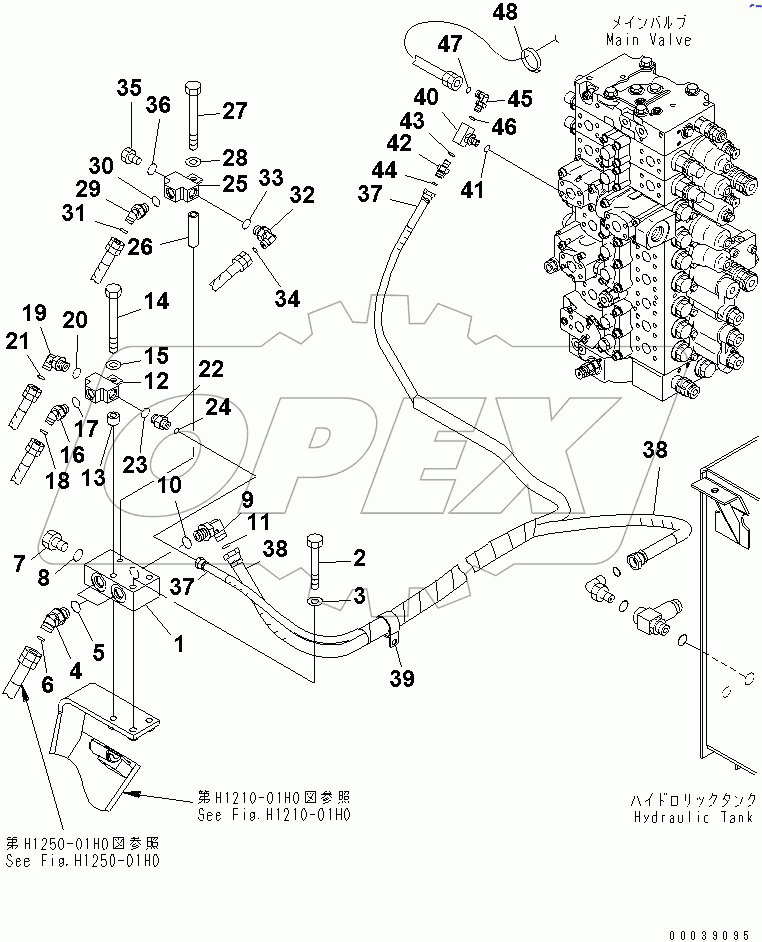  BURST VALVE LINE (BOOM) (CHASSIS SIDE)
