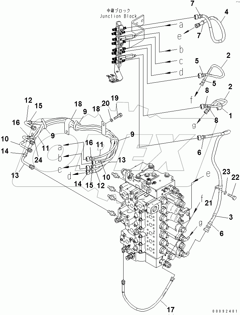  PPC VALVE PIPING (HOSE)(#52193-)