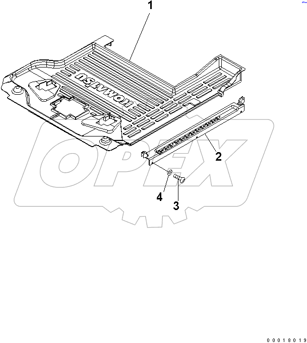  FLOOR MAT (2 ACTUATOR)