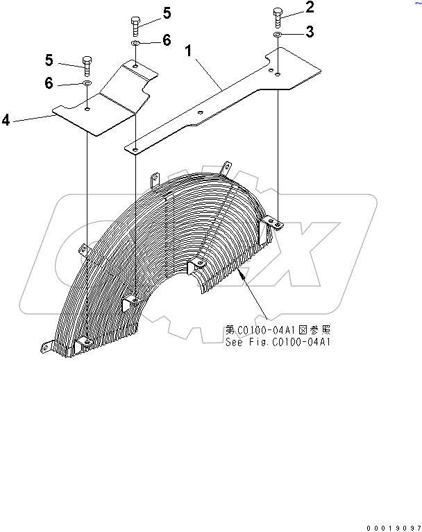  FAN GUARD (WITHOUT AIR CONDITIONER)