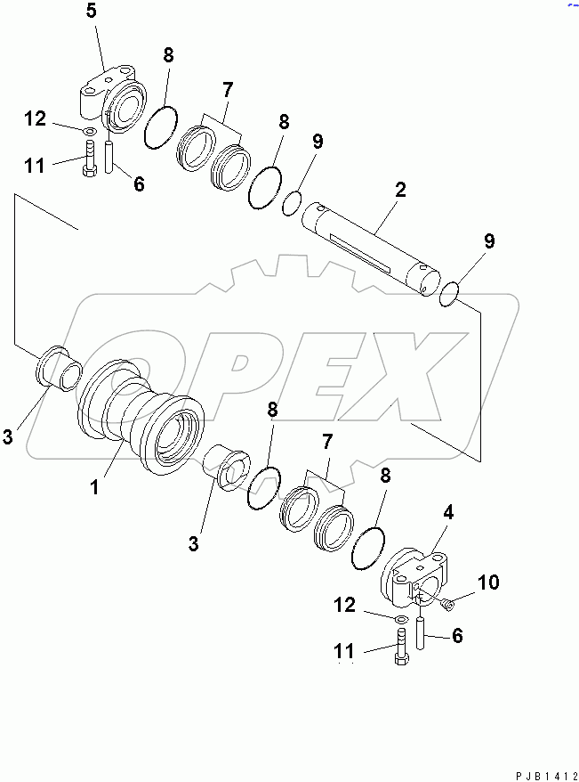  TRACK ROLLER (LC)(#52102-)