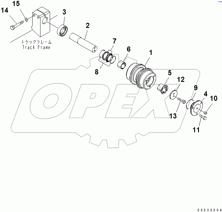  CARRIER ROLLER(#50552-)