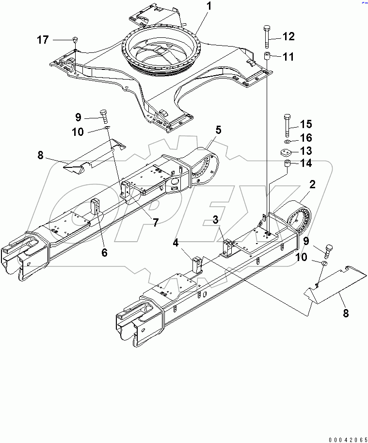  TRACK FRAME (VARIABLE GAUGE) (FRAME)(#50552-)