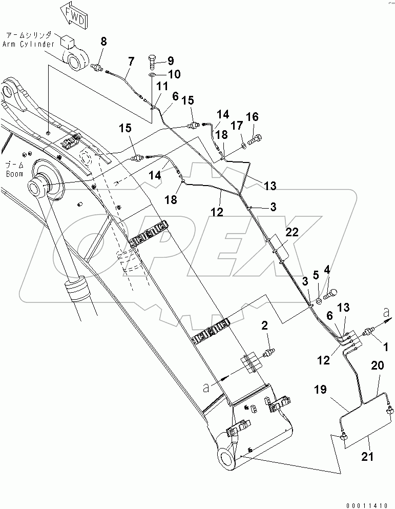  BOOM (LUBRICATION PIPING)