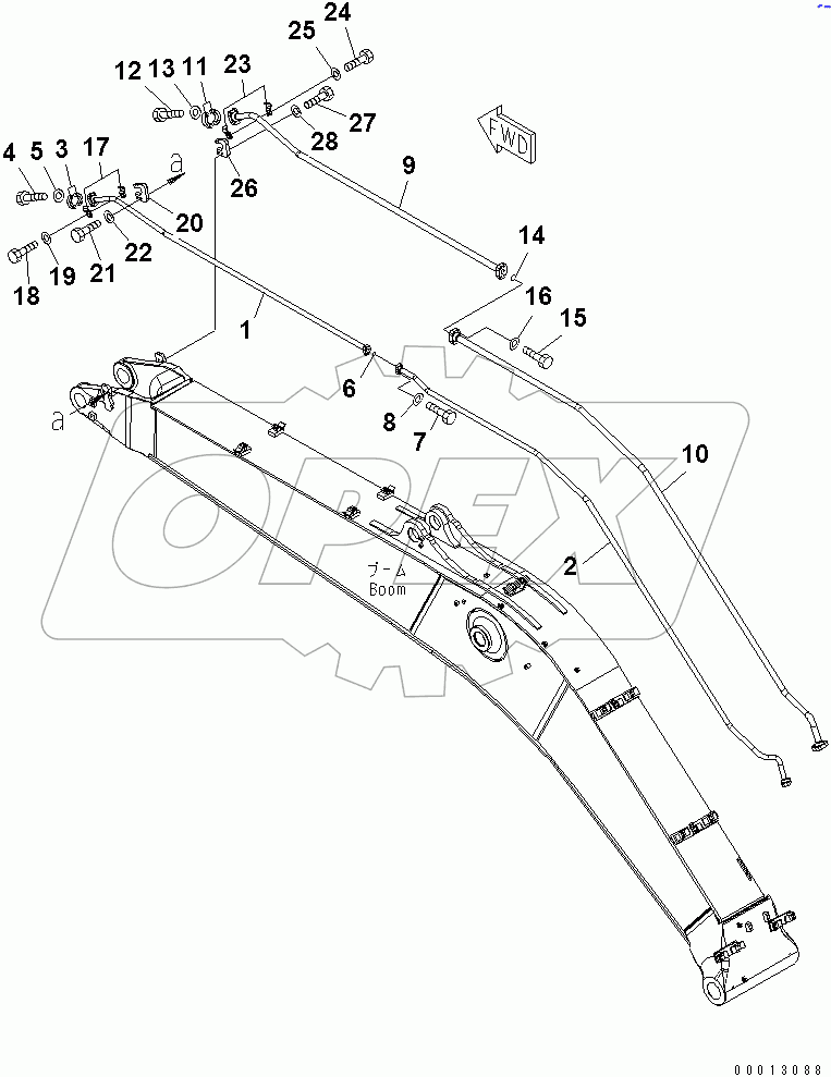  BOOM (ADDITIONAL PIPING)