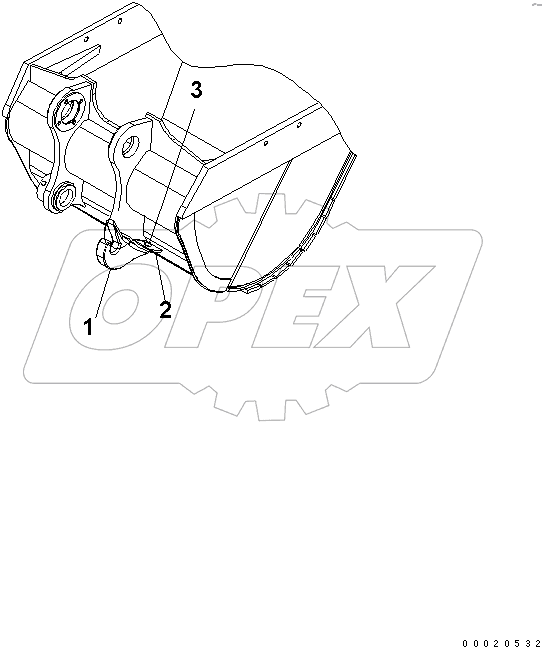  HOOK (FOR HEAVY DUTY BUCKET)