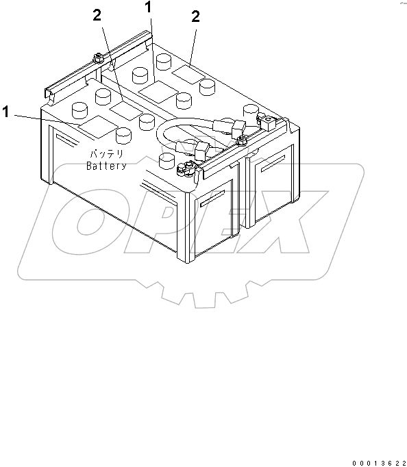  BATTERY CAUTION (SPANISH)