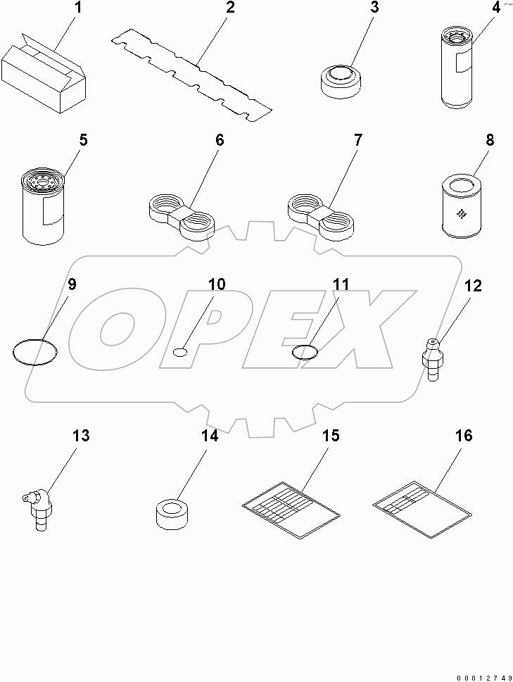  SPARE PARTS(#50001-50003)