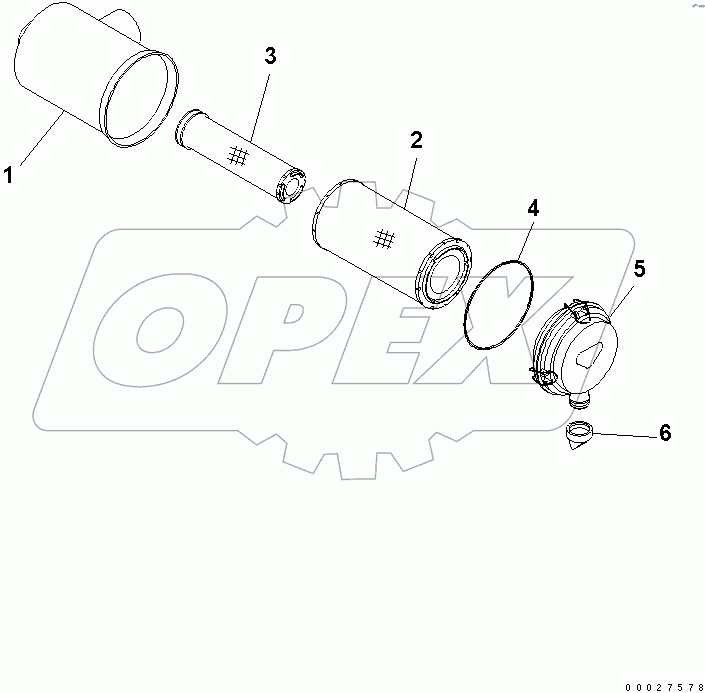  AIR CLEANER (INNER PART)