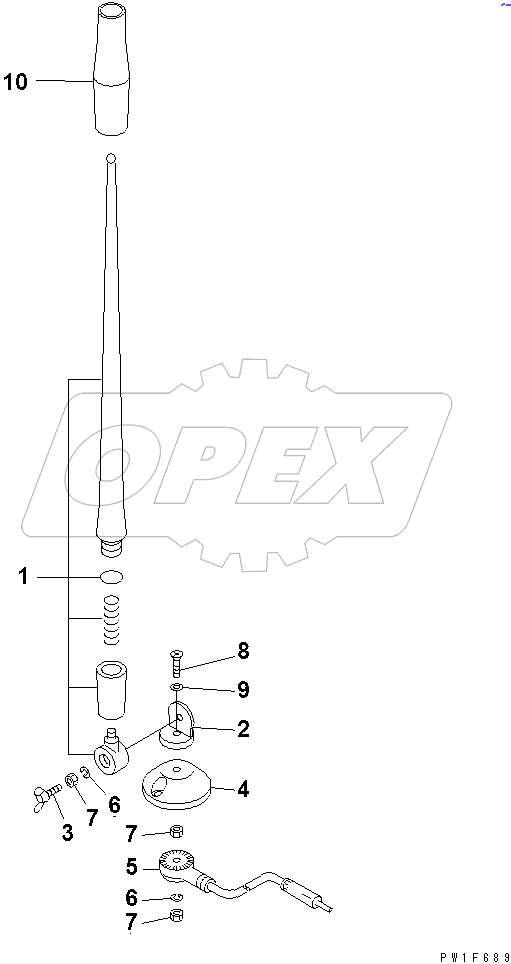  RUBBER ANTENNA(#50001-51465)