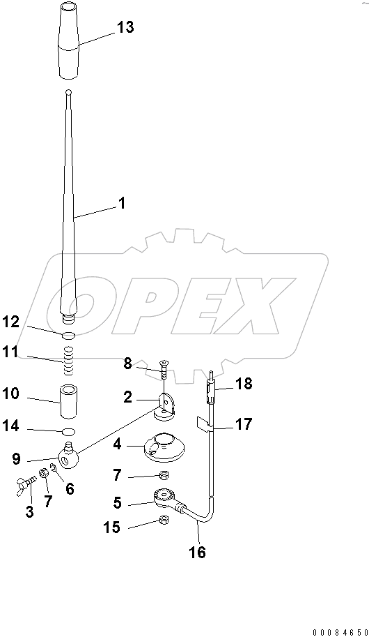  RUBBER ANTENNA(#51466-)