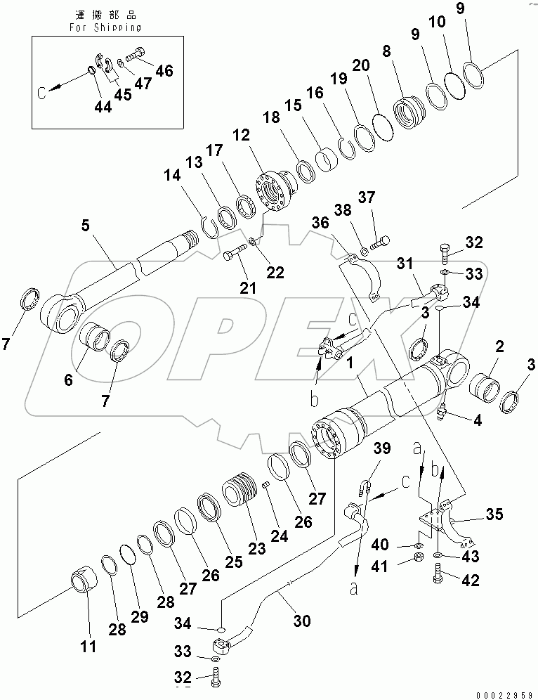  B00M CYLINDER (FOR LOADER)