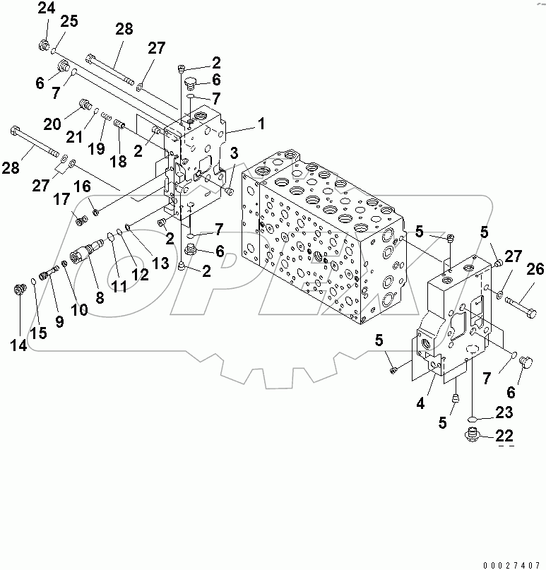  CONTROL VALVE (7/20)(#50001-52511)
