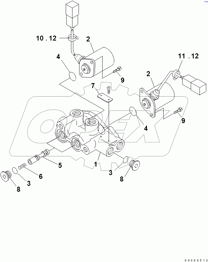  SOLENOID VALVE (INNER PARTS)