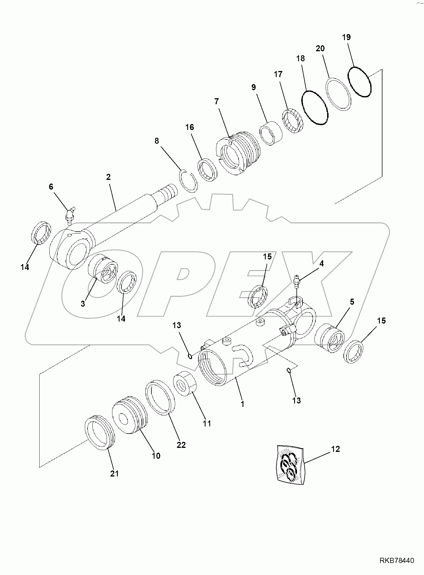  BLADE CYLINDER, (1/2)