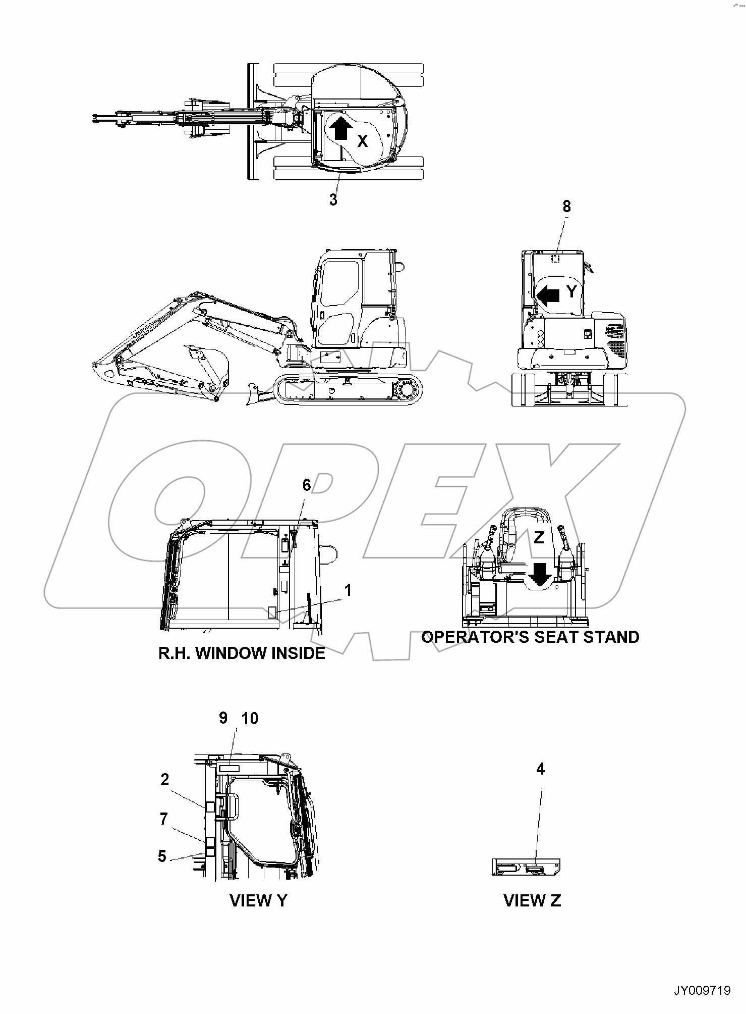  LEVER SHIFT PATTERN, FOR CAB