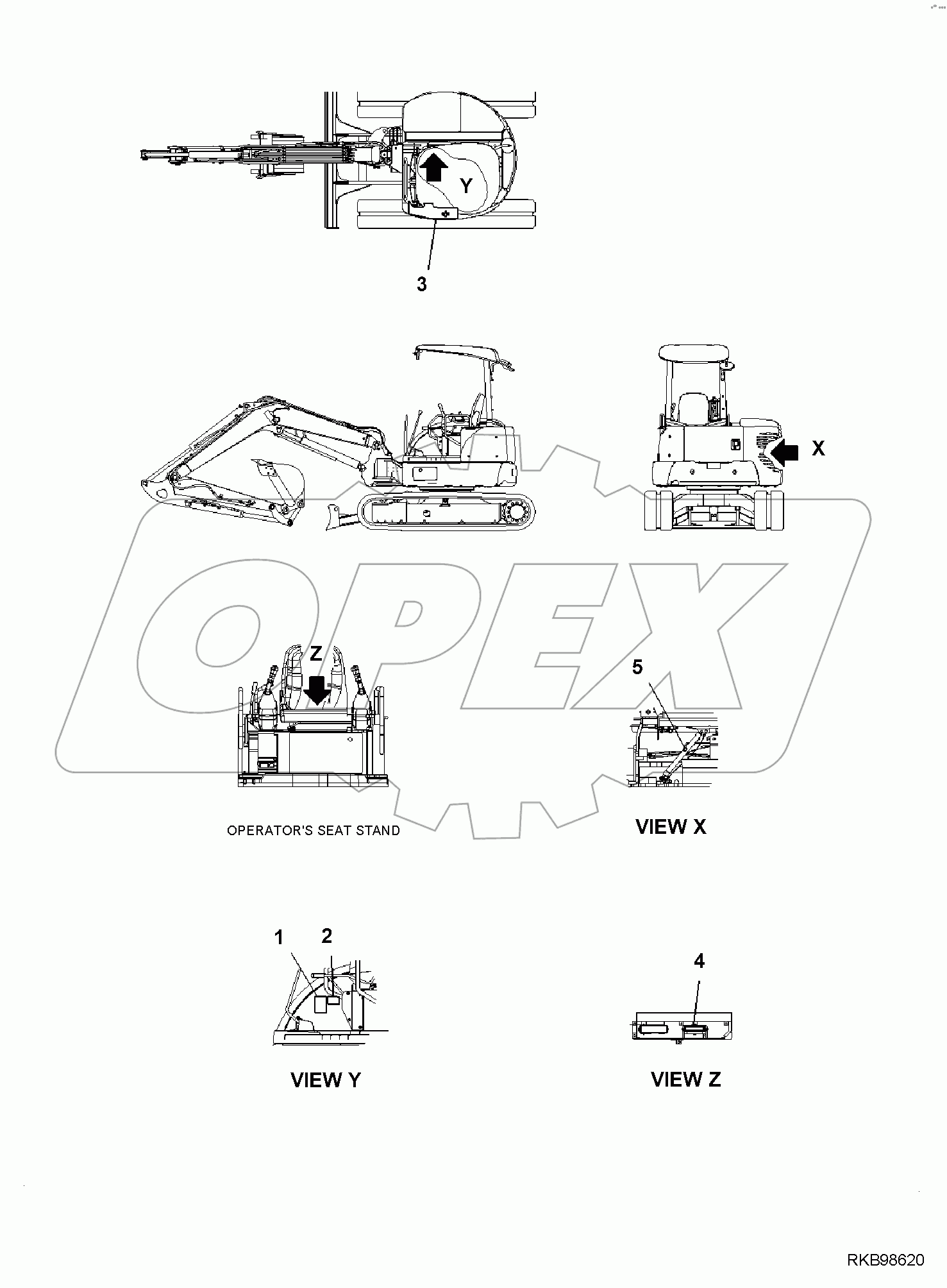  LEVER SHIFT PATTERN, FOR CANOPY