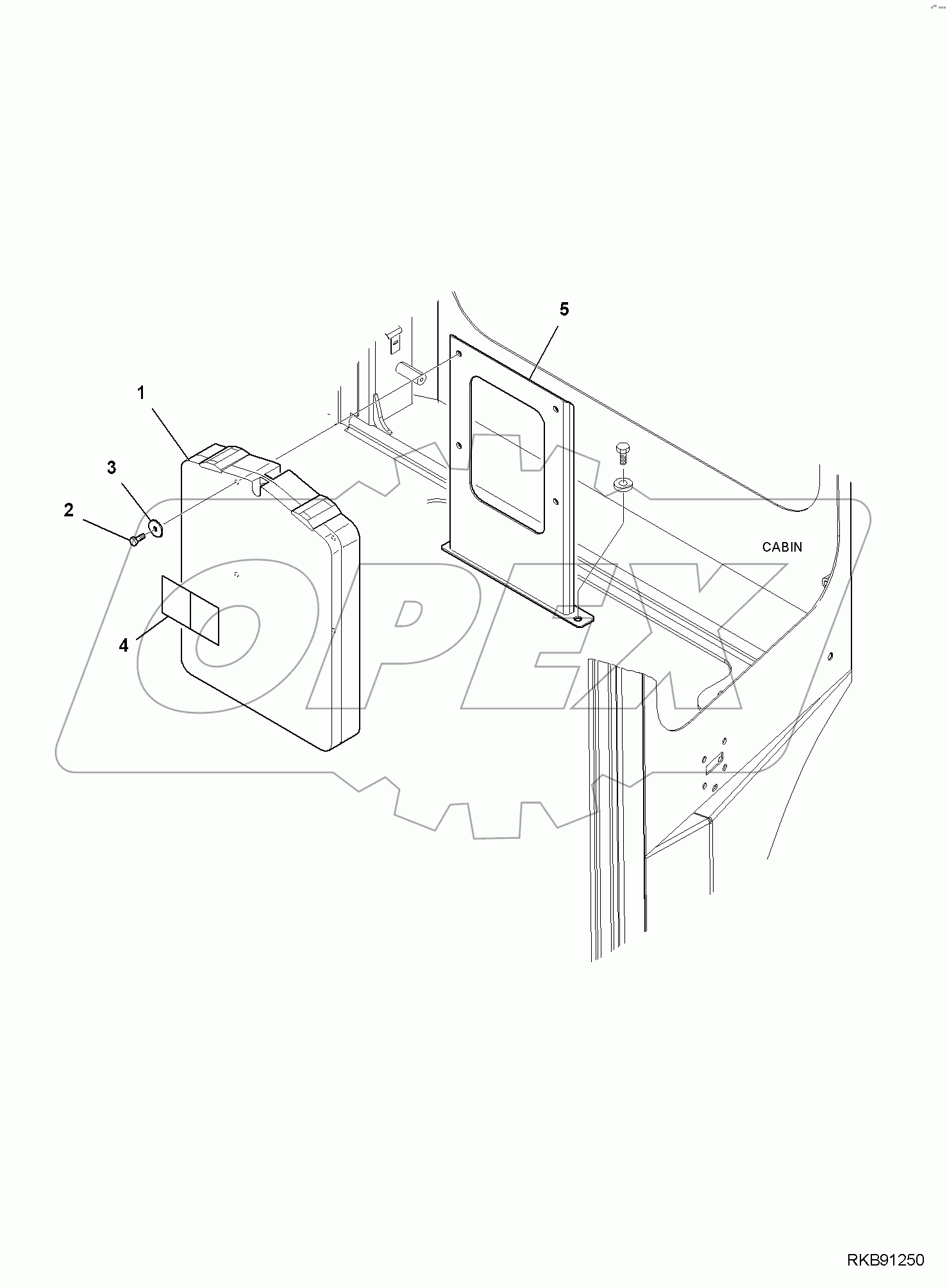  DOCUMENTATION BOX, FOR CAB